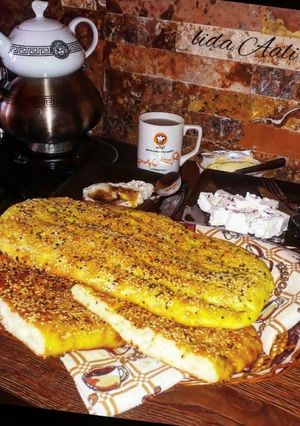 عکسی از دستور نان بربری عالی پز