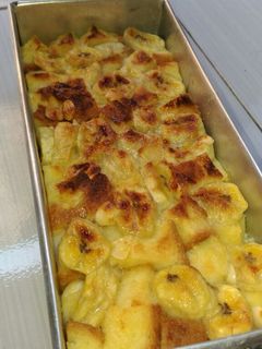 Foto resep Banana Bread Pudding