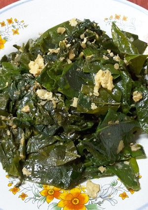รูปของ ใบเหลียงผัดไข่ #กินผักรักสุขภาพ2