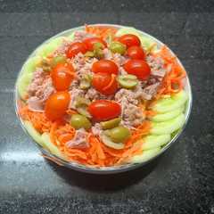 Una foto de Ensalada mediterránea