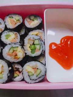 Hình của món Kimbap.