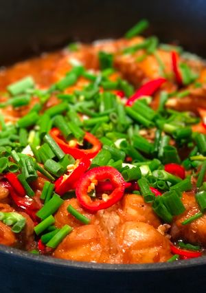 Hình của món Cá bông lau kho.