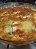 Torta de queso y espinaca