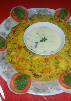 A picture of Delicious Khichdi.