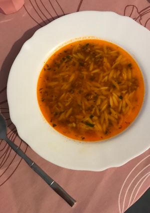 Une photo de Soupe Turc ´´Corba etli sehreye ´´