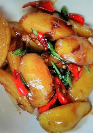 Foto resep Kentang Kecap Pedas