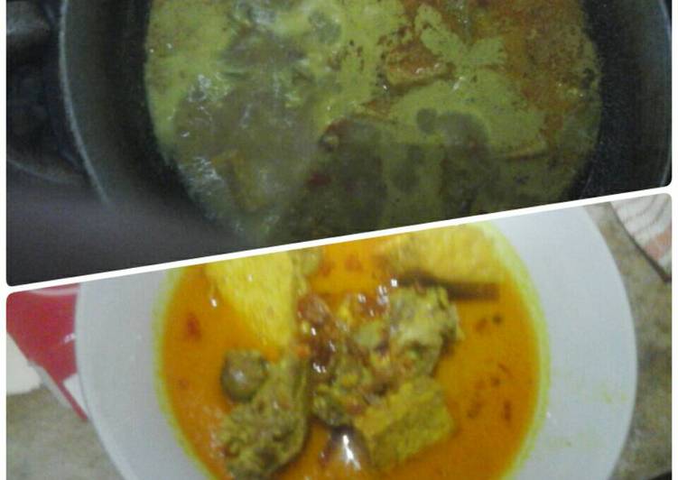 Spicy chicken curry