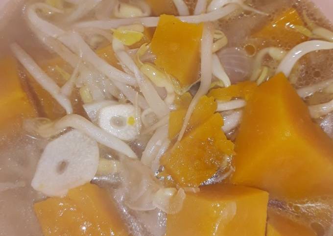 Bagaimana Membuat #77 Sayur Labu Kuning Taoge, Enak Banget