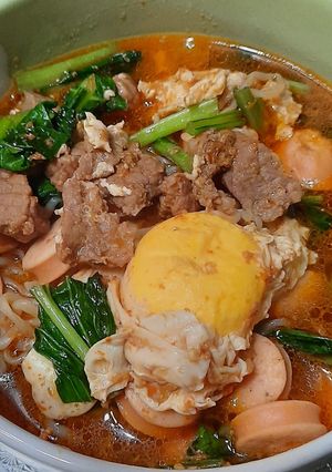 Foto resep Mie kuah sapi