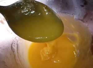 Una foto de Crema de mandarina (tangerine curd)
