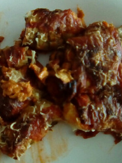 Una foto de Canelones de berenjena y atún
