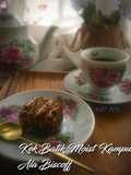 Kek Batik Moist Kampung Ala Biscoff
