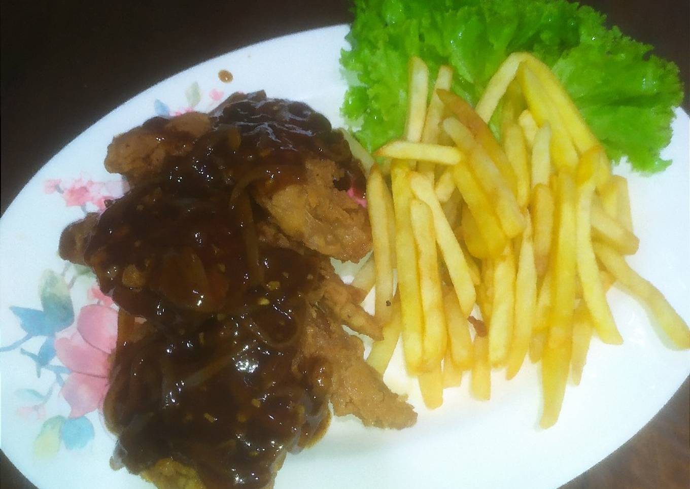 Chickens wings black pepper