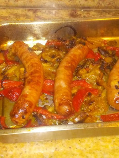 Una foto de Longanizas de pollo al horno
