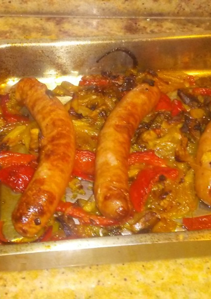 Una foto de Longanizas de pollo al horno
