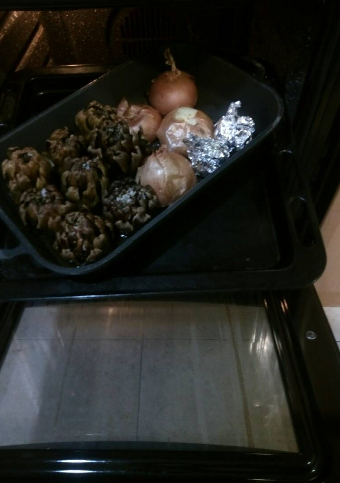 Una foto de Verduras al horno