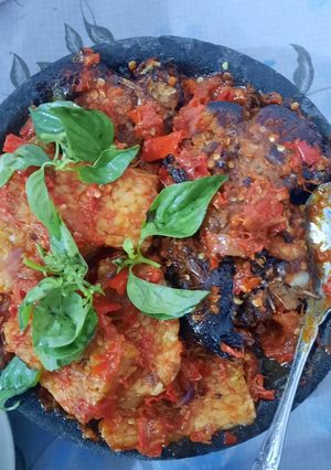 Foto resep Ika asap..tempe penyet