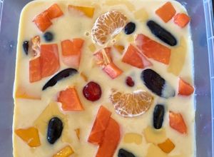 Gambar Puding buah-buahan