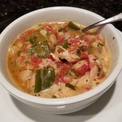 A picture of White Bean Turkey Chili.