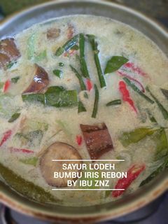 Foto resep Sayur Lodeh Bumbu Iris Rebon #Sayuran #Praktis