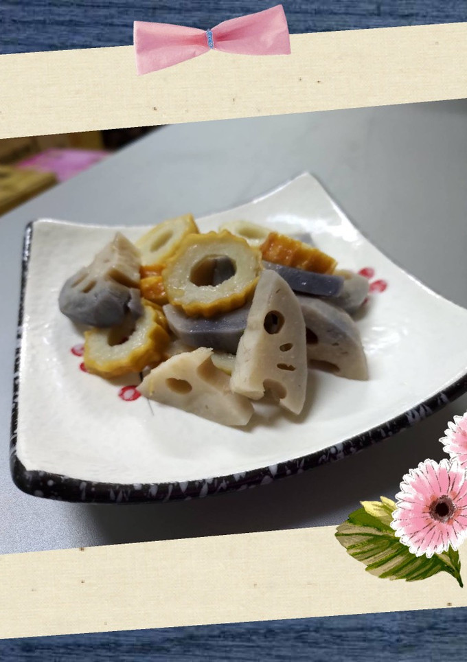 健康無負擔的清爽小菜- 竹輪炒蓮藕 的食譜成品照片