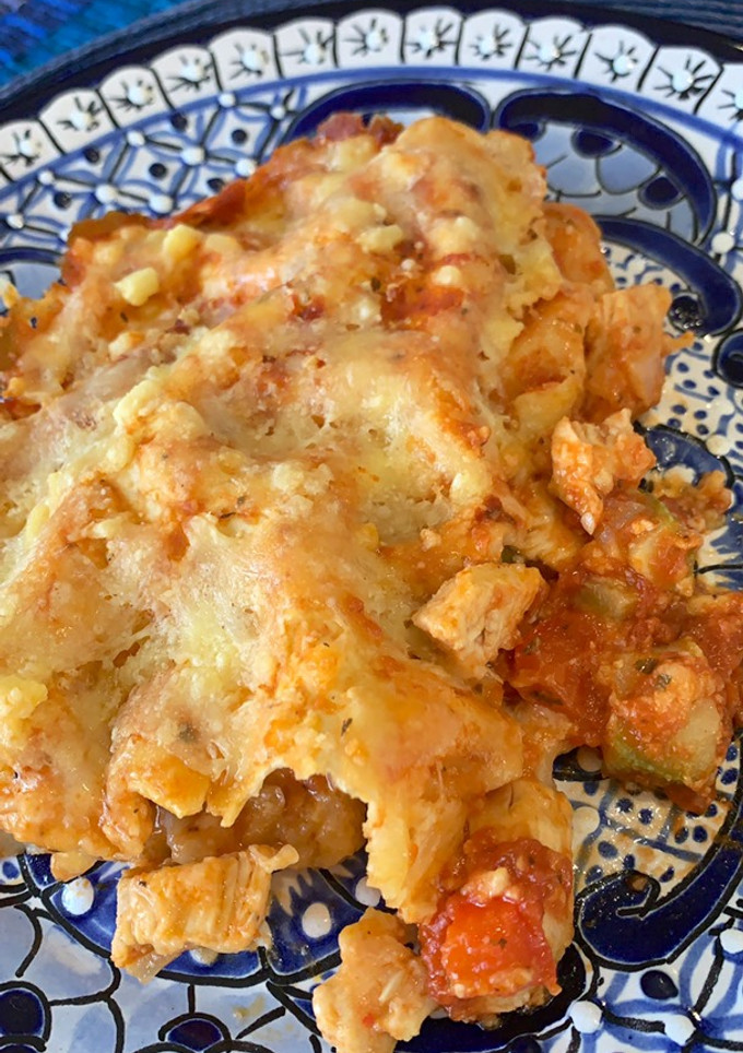 Una foto de Lasagna vegetariana