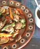 Bistec con verduras