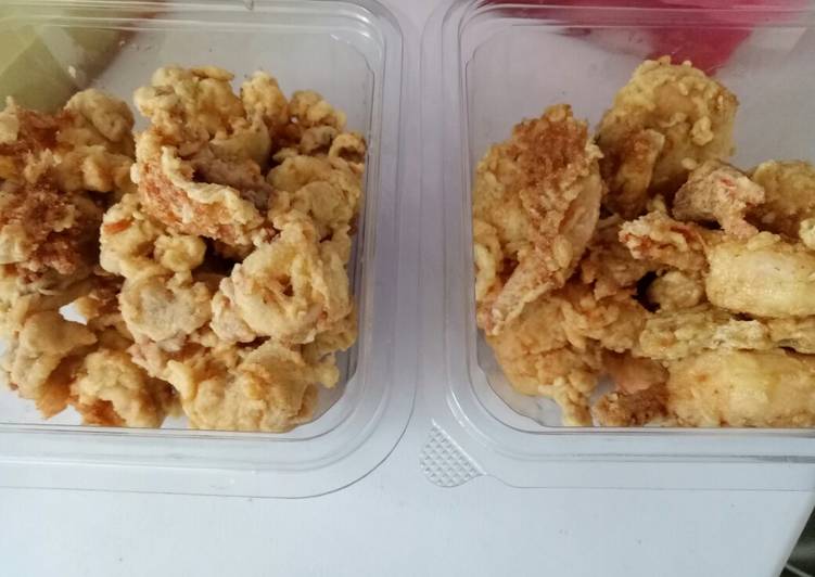 Resep Udang dan cumi goreng terpung #keto Anti Gagal
