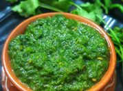 A picture of pudina chutney