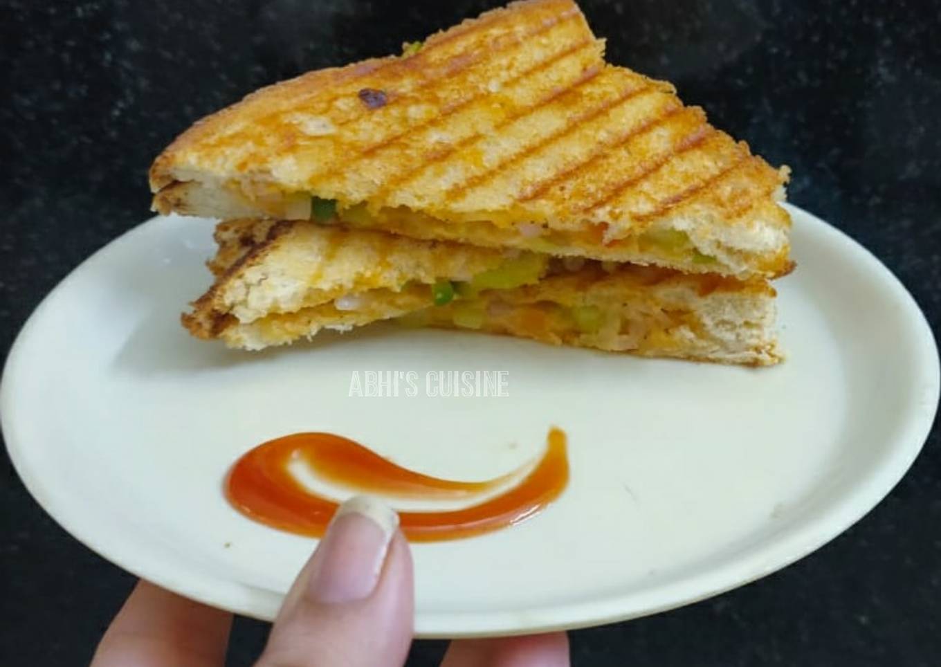 Grilled mayo sandwich