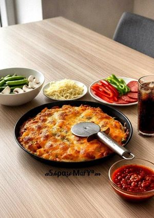 عکسی از دستور پیتزا فوکاچیا 🍕