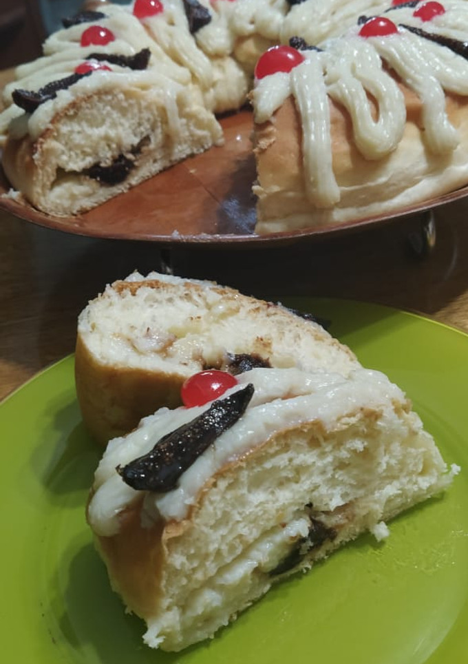Una foto de Rosca de Pascua rellena