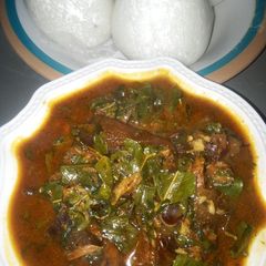 A picture of Oha soup. 😍😋.