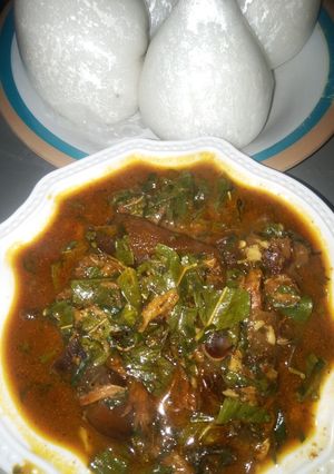 A picture of Oha soup. 😍😋.