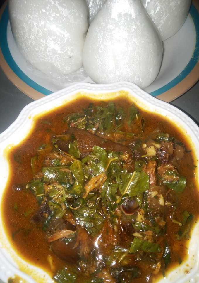 A picture of Oha soup. 😍😋.