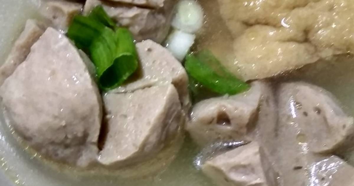 Resep Tahu Bakso Simple Oleh Resep Ala Dine Cookpad