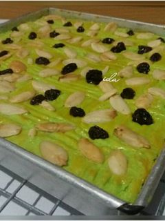 Foto resep Lekker holland/boterkoek Pandan