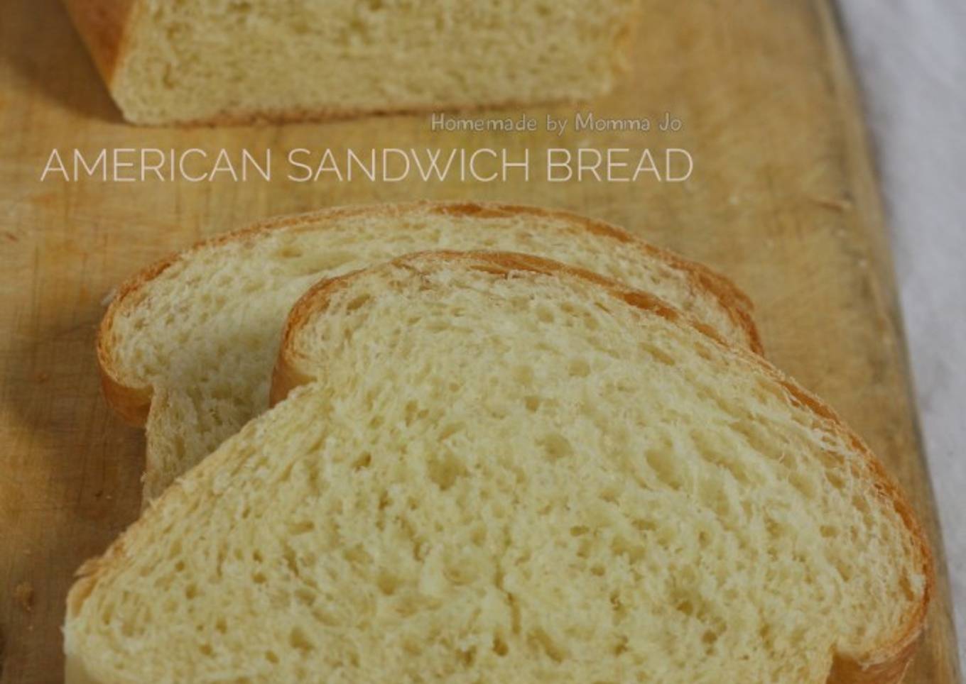 American Sandwich Bread (Roti Tawar) Egg Free