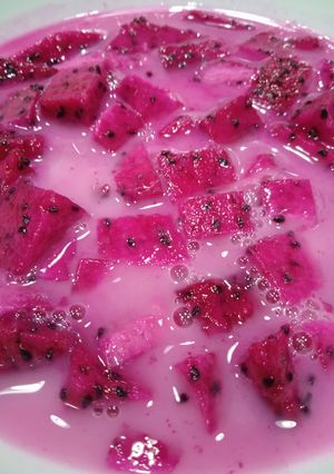 Foto resep Buah Naga Yakult