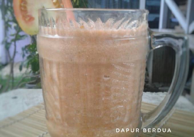 Resep Jus Totiwonase Tomat Timun Wortel Nanas Seledri Oleh Dapur Berdua Cookpad