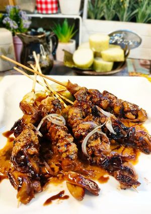 Foto resep Sate Jamur