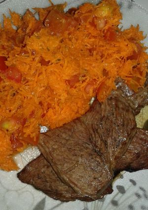 Una foto de Bife a la plancha