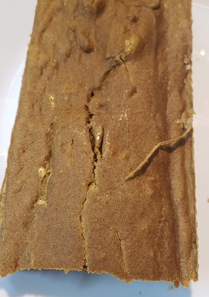 Una foto de Budín de zanahoria con harina integral triturado con chocolate