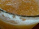 Licuado de durazno refrescante