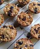 Galletas de Avena, Coco, Arándanos y Pasas Sin Harina