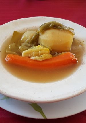 Une photo de Poule au pot façon Marie Thé