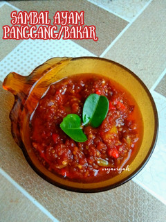Foto resep Sambal ayam bakar/panggang