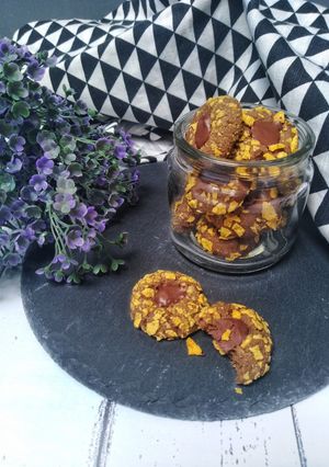 Foto resep Eggless Thumbprint cookies