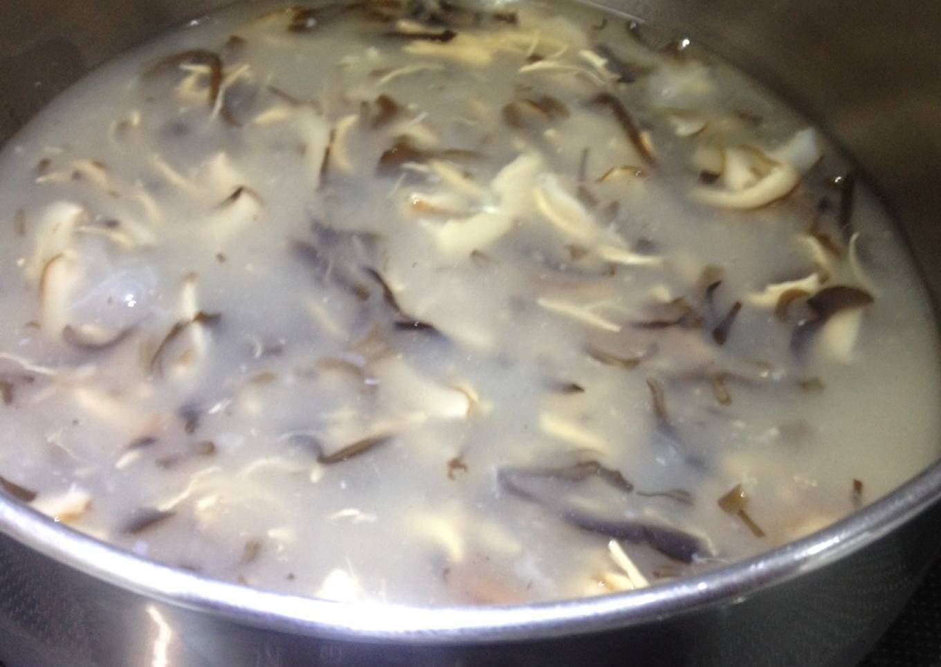 Sup ayam jamur