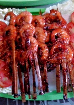 Foto resep Sate Udang Panggang Happy Call (simple & praktis)